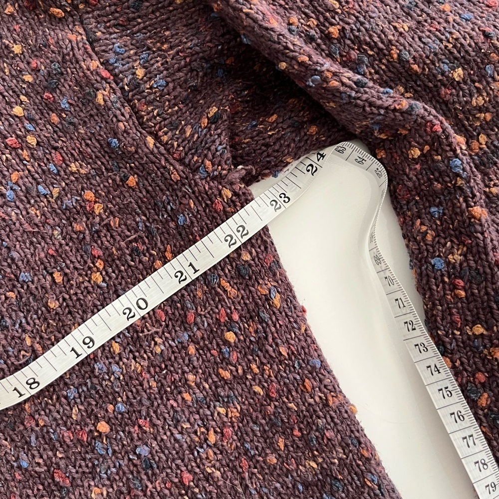 J. Jill Marled Knit Cardigan - purple - Picture 6 of 9